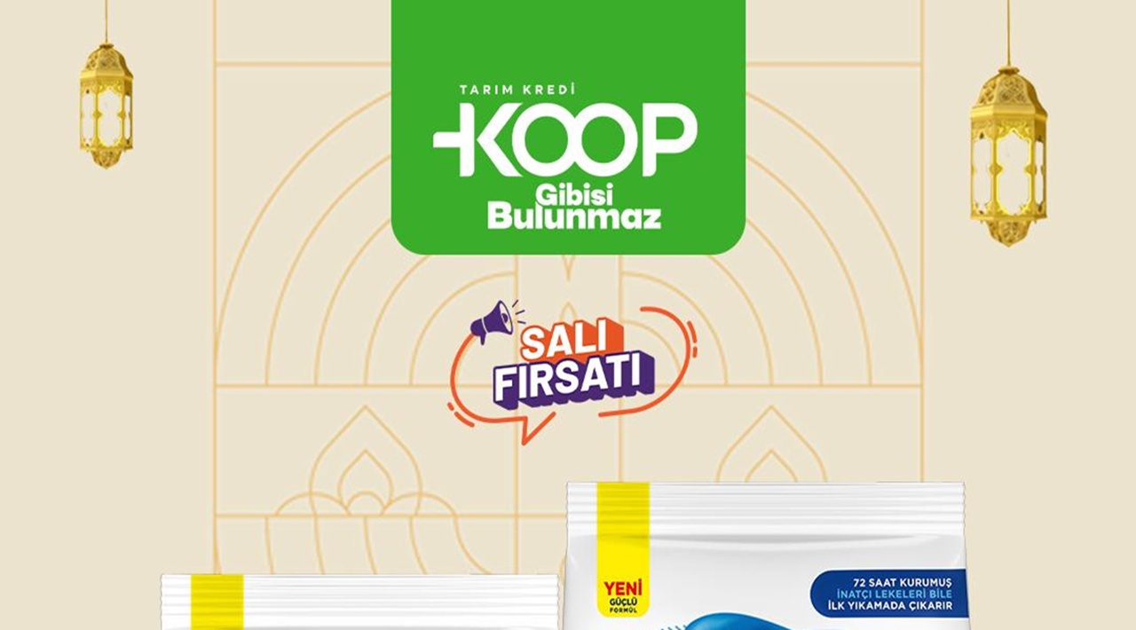 Tarım Kredi KOOP’tan Salı Fırsatı: OMO 4,5 Kg Deterjan 199,90 TL